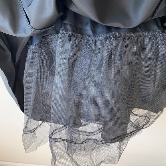 VTG Gunne Sax Jessica McClintock Black Velvet 80s Formal Dress Sz 7 Goth - Picture 6 of 10